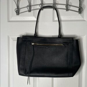 Rebecca Minkoff leather Monroe shoulder tote handbag